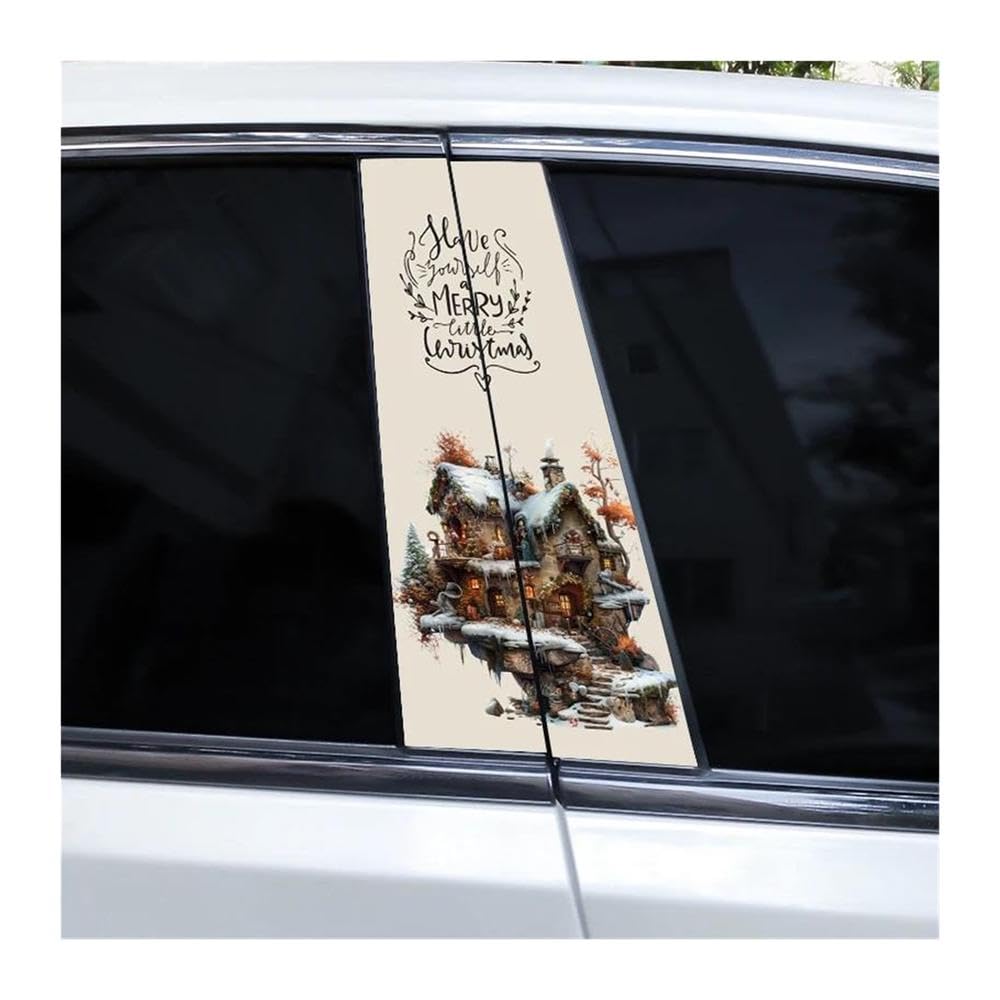Autocollants montants de portières voiture adhésif vinyle étanche montants B