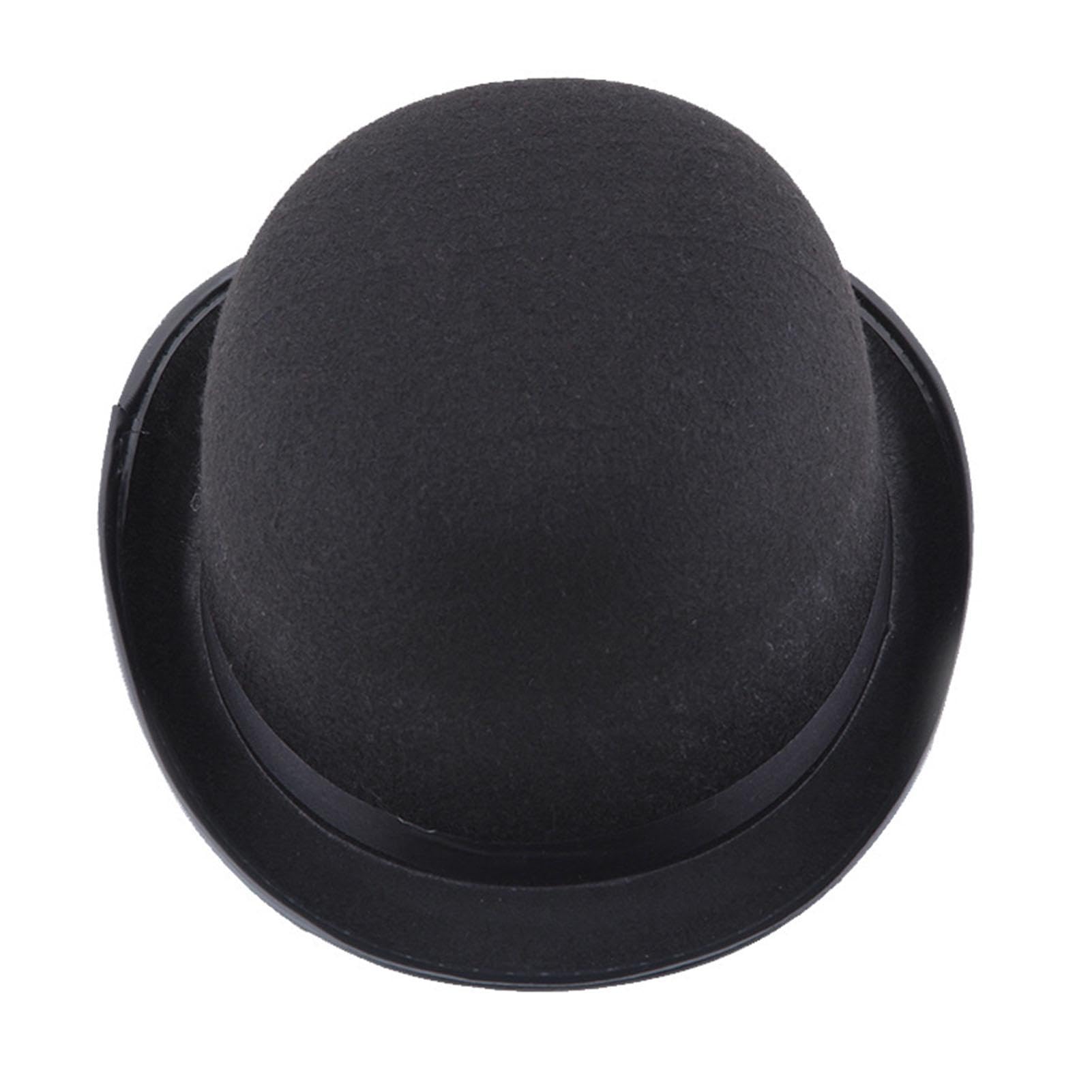 Sombrero de bombín unisex de fieltro, sorprendente, , bombín, derby, para hombre, de fieltro de lana, vintage, para cualquier ocasión, para amantes del espectáculo, , 1-2, ,