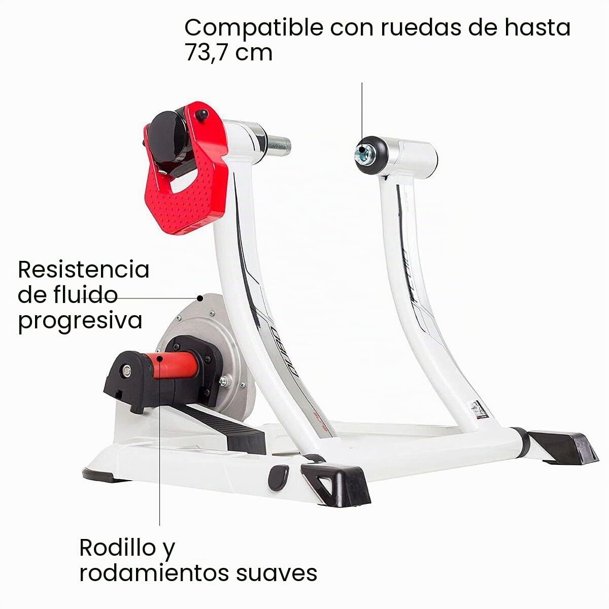 Elite Qubo Fluid - Rodillo tecnología Fluid de ciclismo