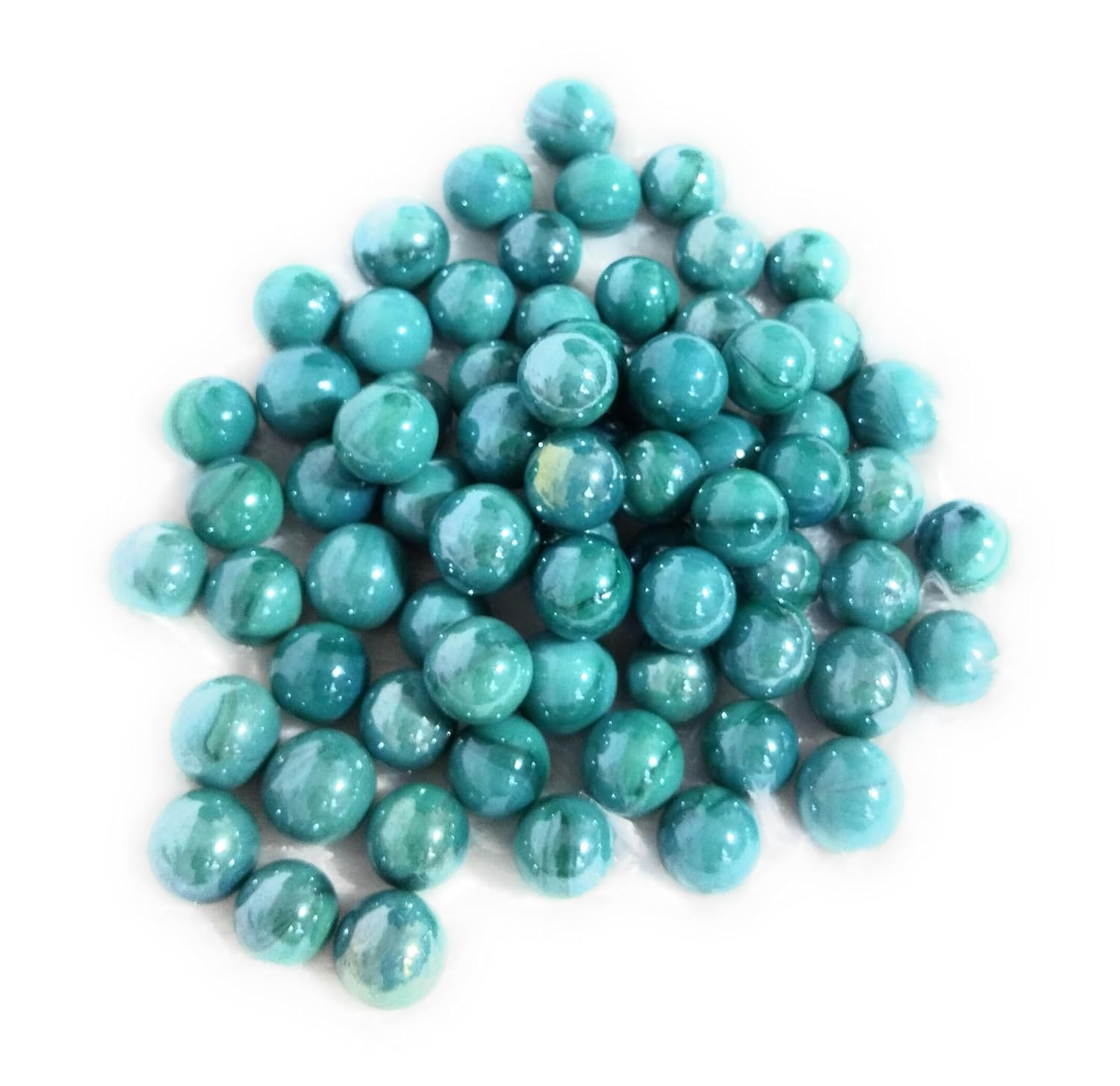 JAGMOOLYA Products Sea Blue Marble Kanche Glass Marbels with Shooter (Pack of 50) for Kids-image-17