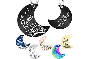 Personalized Dog Tags and Cat Tags, Stainless Steel Pet Collar Tag, Engraved...