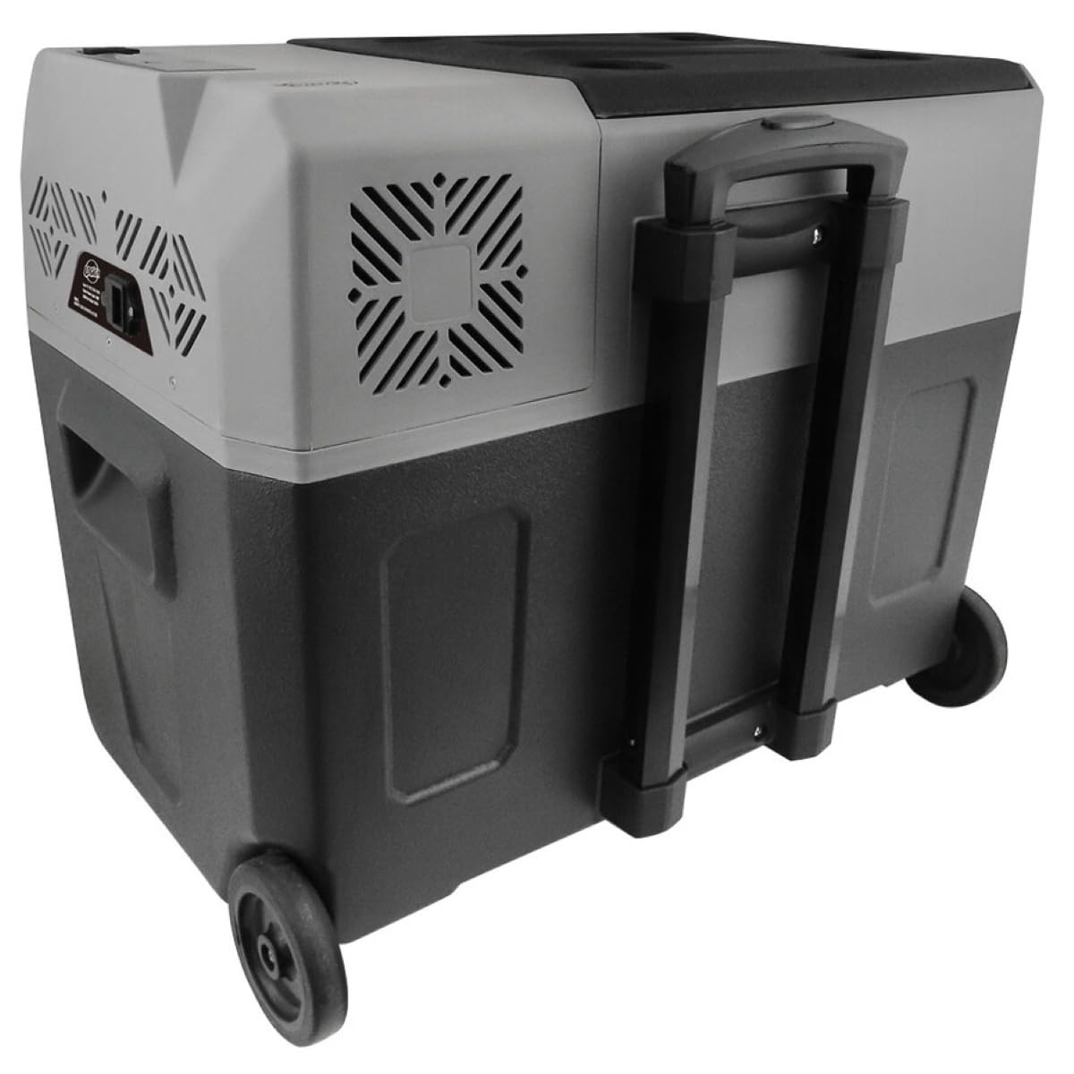 LOGICA KEEP THE EYES UP Frigorifero Portatile a Compressore 39L: Frigo Auto 12V/24V e 220V, Congelatore per Camper e Campeggio, Display LED, Controllo App, Ruote e Manico, Raffredda fino a -20°C