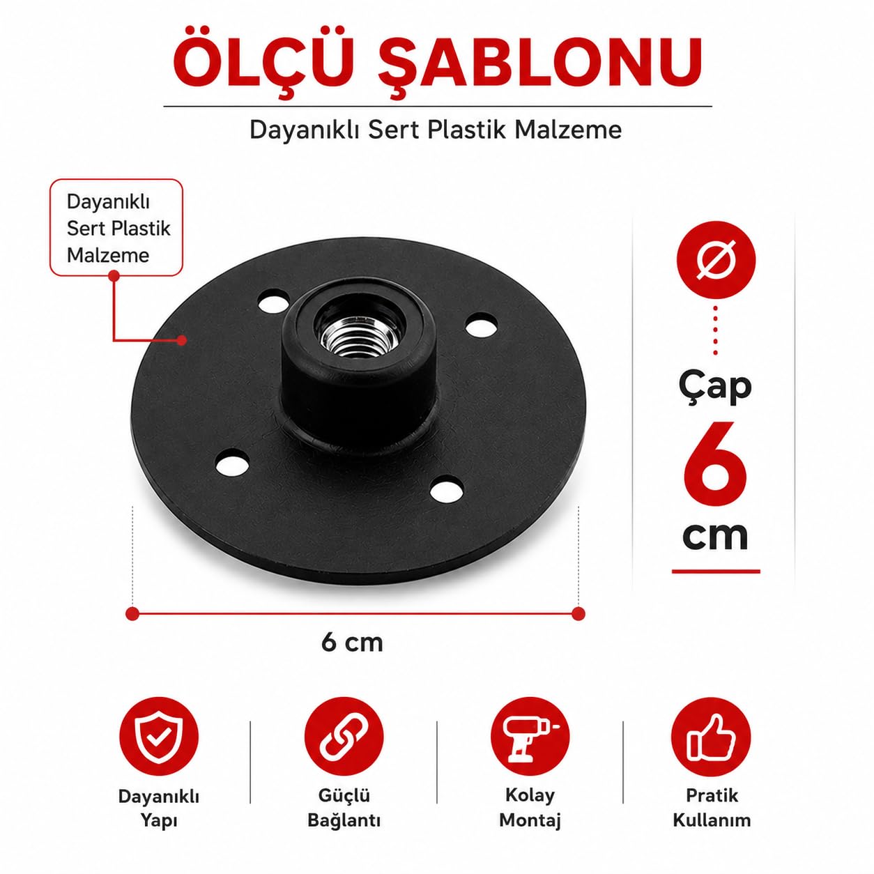 4 ADET Mobilya Kanepe Baza Koltuk Sehpa Montaj Ayağı M8 Civata Plastik Bağlantı Aparatı Ayak Tabanı