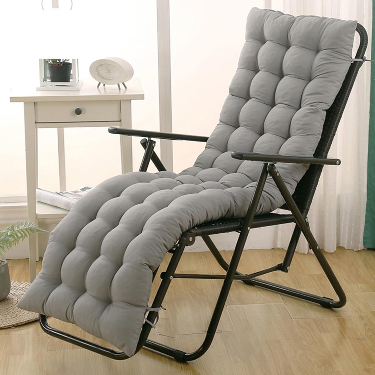 Xpnit Bankkissen Dick – 170x50 Cm, 8 Cm Stark, Baumwolle, Rutschfest, Für Gartenbank & Outdoor