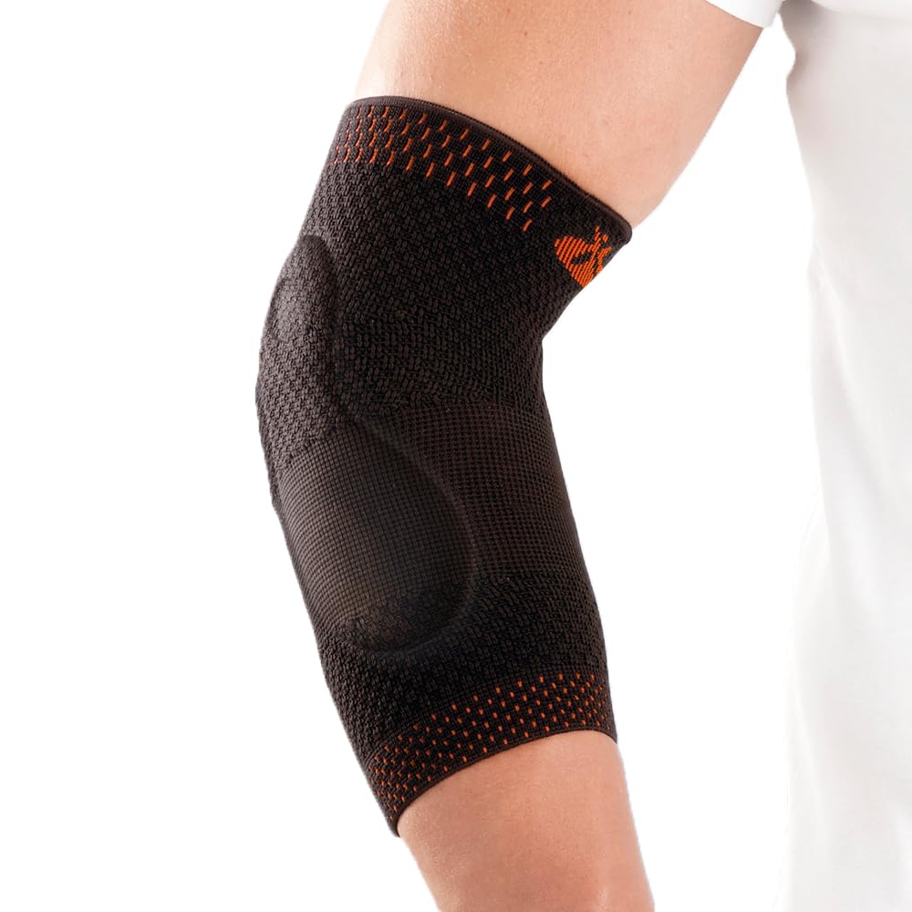 Orliman - Codera elástica con cojín viscoelástico (talla S), color negro