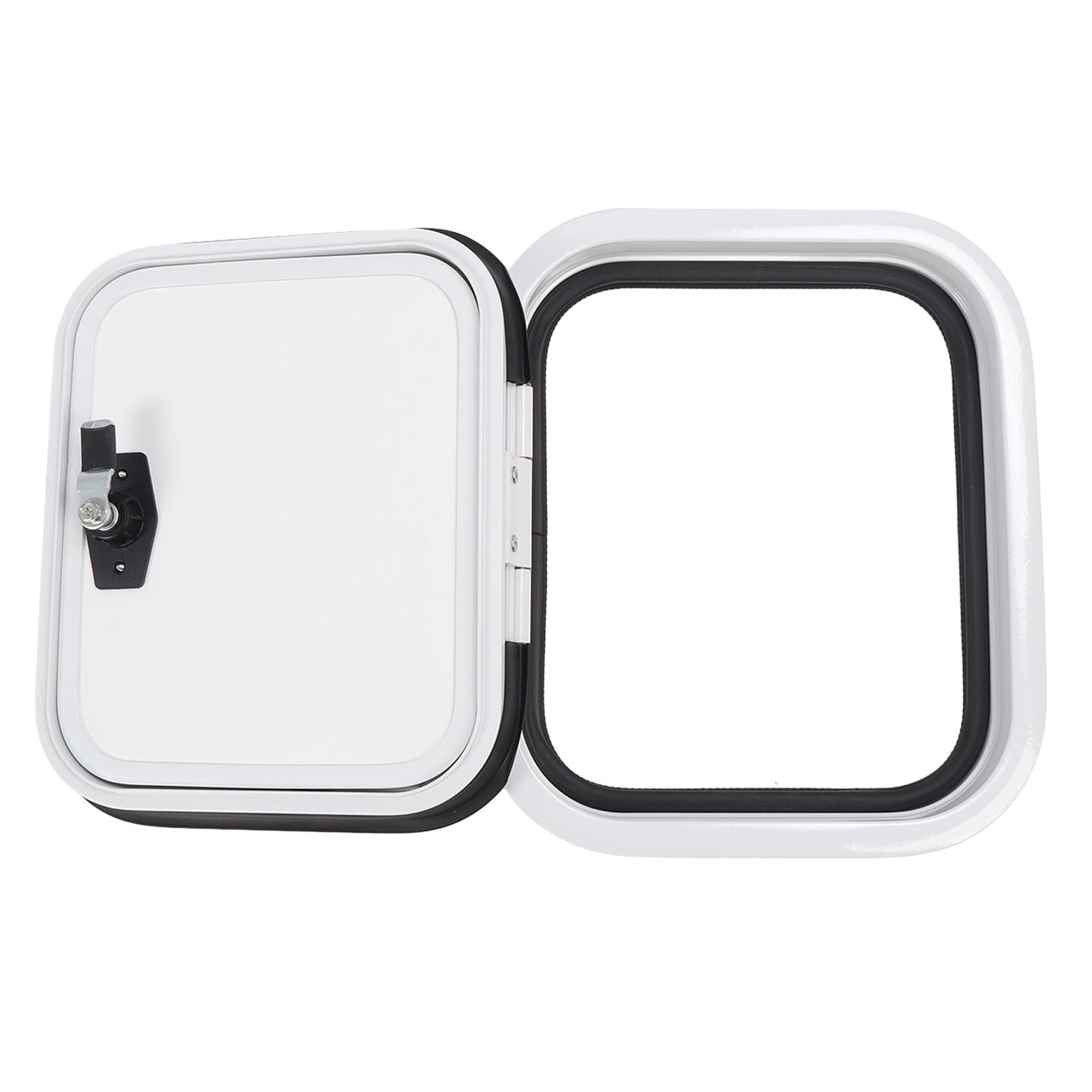 Porte de Rangement pour Camping-Car avec Serrure 13 66 X 11 61 Pouces, Porte à Bagages pour Camping-Car, Remorque de Voyage, Panneau en Alliage, à Bagages pour, de Compartiment de Rangement
