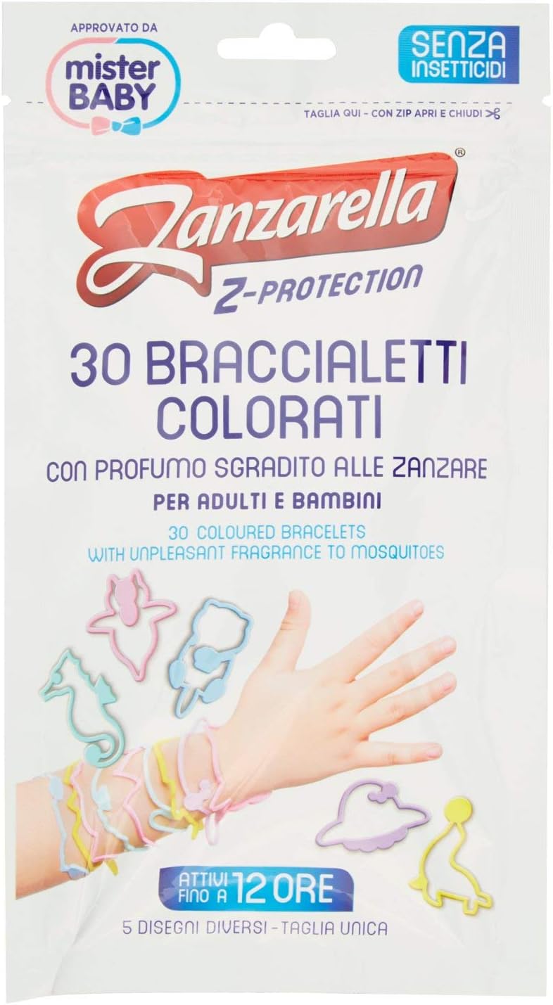 Bracciale Repellente Gonetre Braccialetto Anti Zanzare Ultrasuoni