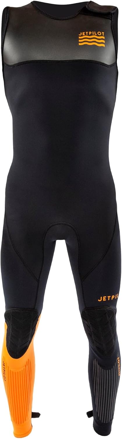 Jet Pilot L.R.E John 2mm Wetsuit - Quick Dry - Easy Entry Velcro - Jet Tech Knee and Shin Pads - Flex-Lite Super Stretch Premium Neoprene - 2Mm Full Suit Thickness - Watersport, Surfing, Kayaking