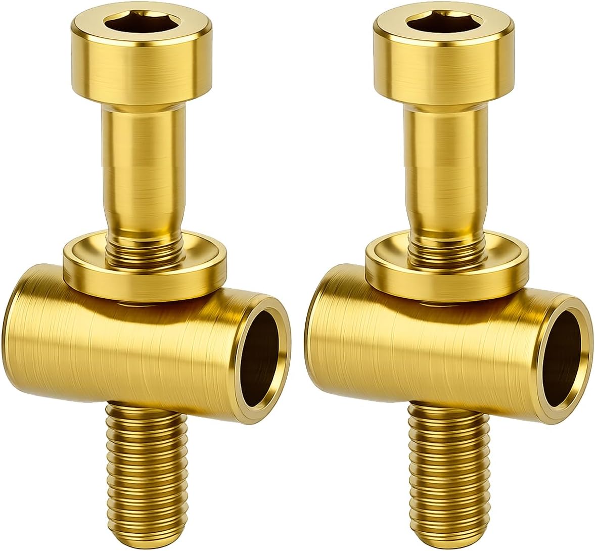 Titanium Bolts for Mountain Bike Seat Posts Bolts M5x30mm / M5x40mm Road Bike Bicycke SeatPosts Screws - 1 Pair