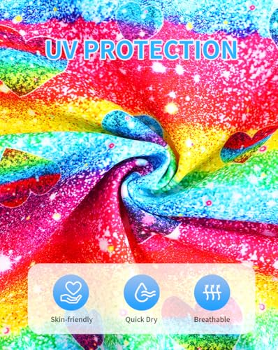Image of Girls Swimsuit One Piece Bathing Suit Kids' Swimwear Quick Dry Summer Beach