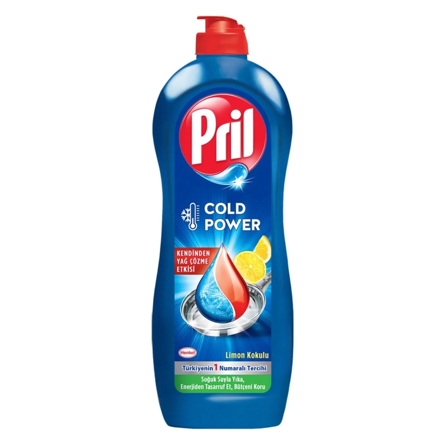 Pril Cold Power Sıvı Bulaşık Deterjanı, 675 ml, 6'lı Paket