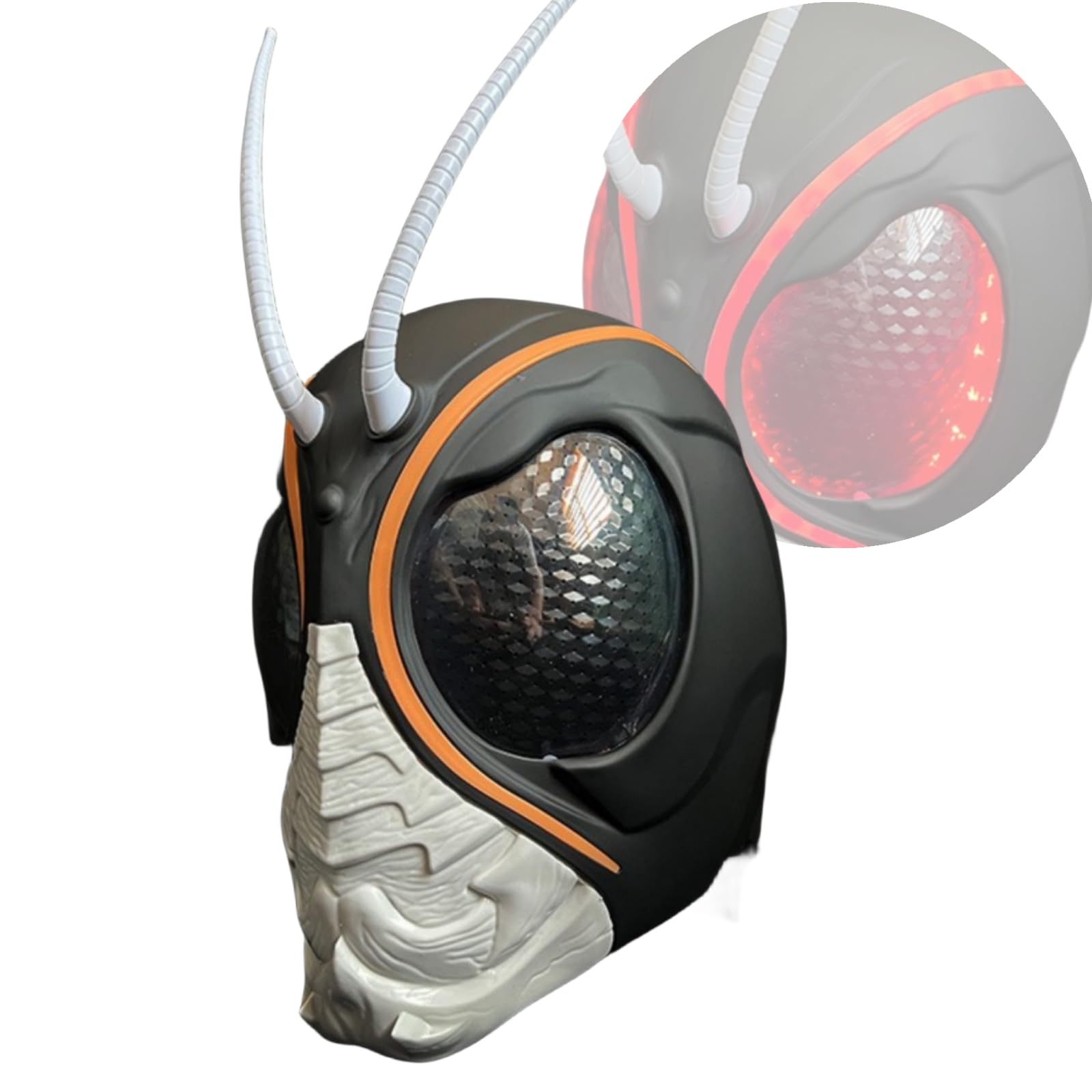 仮面ライダーBLACK SUN ヘルメットコスプレ用スーツ 一体式 眼発光仕様 Amazon.co.jp: 仮面ライダーBLACK SUN ヘルメット ブラックサン マスク