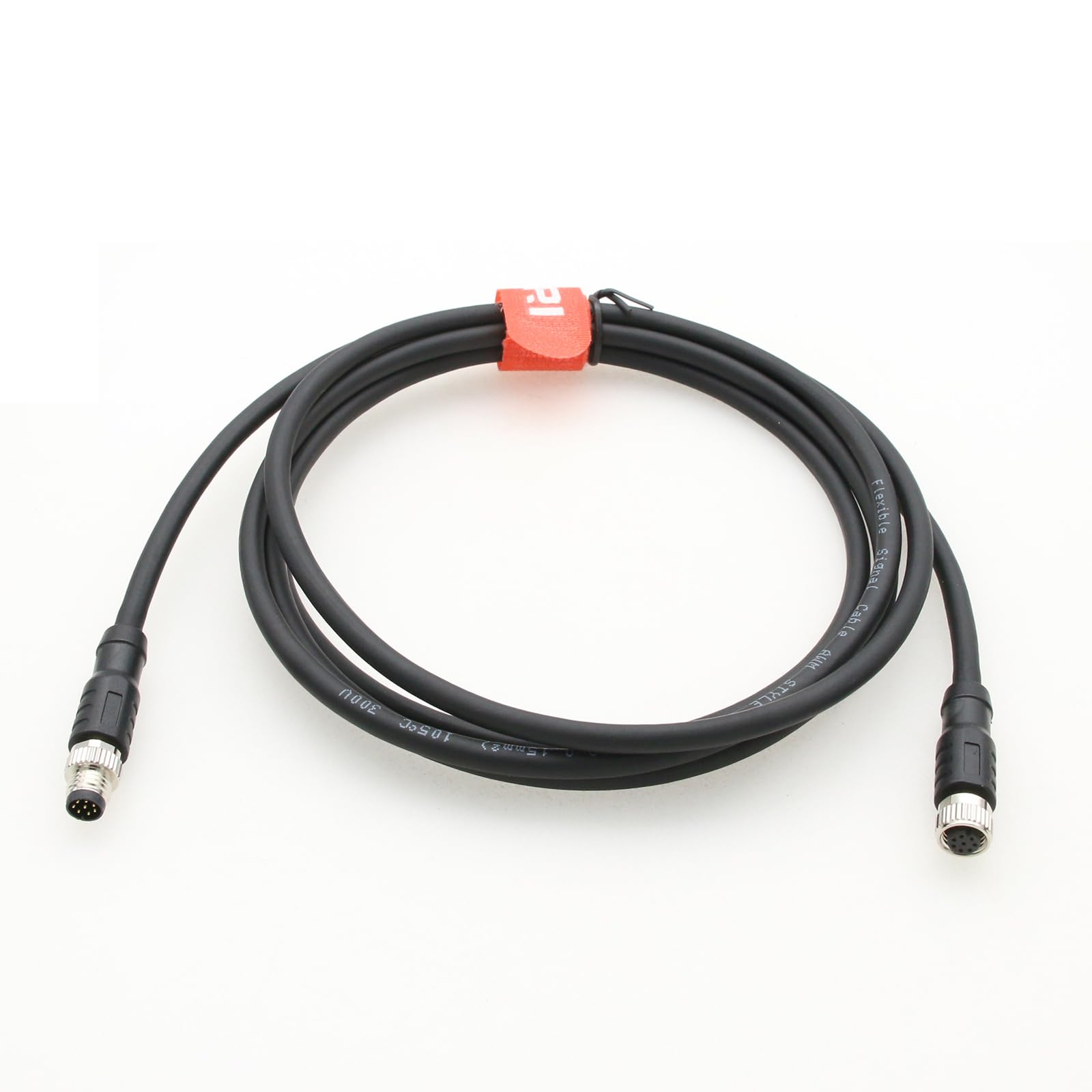 DRRI 8Pin M8 Connector Male to Female Aviation Sensor Connector PVC Shielded Electrical Cable for Industrial Automation Devices