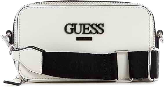 GUESS Lewistown Double Zip Crossbody: Handbags: Amazon.com