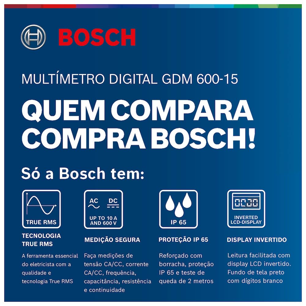 Bosch Dijital Multimetre GDM 600-15 Professional