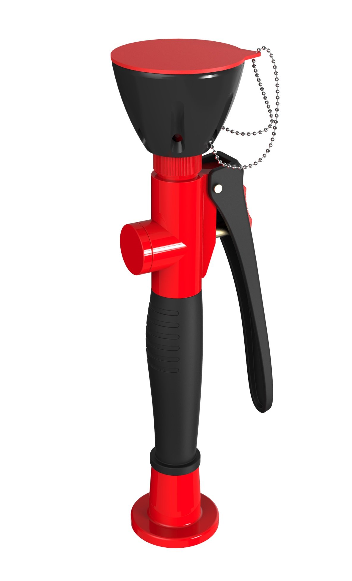 D-AR Doccia oculare d’emergenza certificata DIN 75 mm x 260 mm rosso