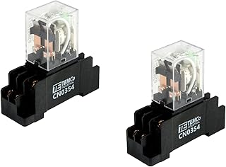 2X TEMCo Ice Cube Relay General Purpose 6 VDC 10A Contact 8 Pin w/Socket