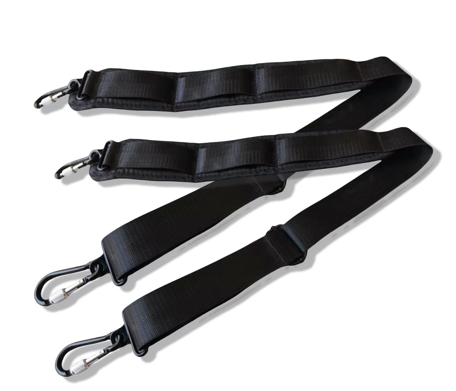 yinfente Lot de 2 sangles d'épaule rembourrées universelles réglables avec crochets pour ordinateur portable et violon