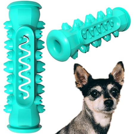 Small dog chewed plastic toy