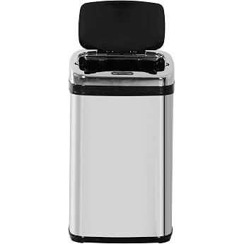 Homcom Sensor Bin 30 L Automatic with Motion Sensor Silver