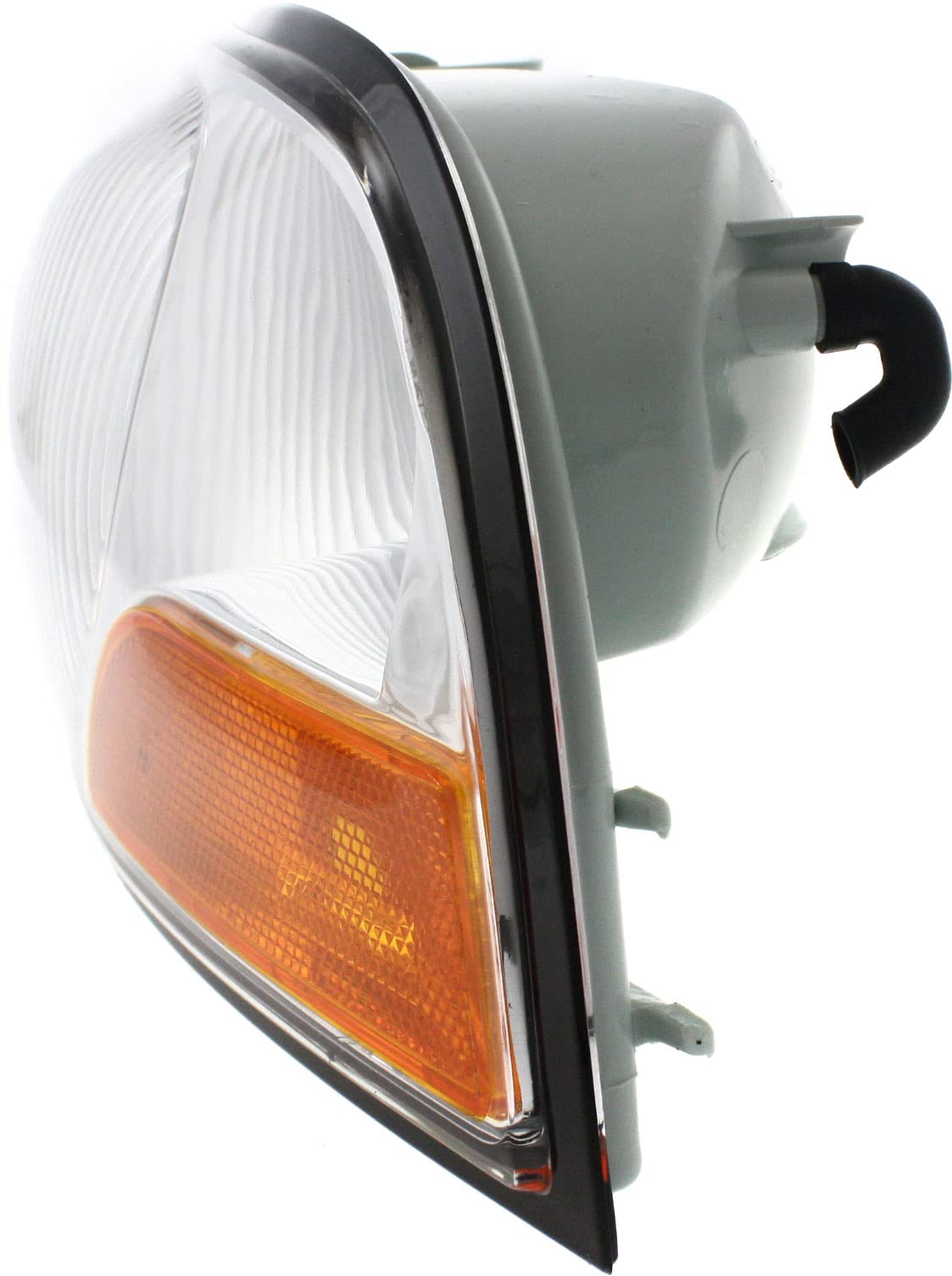 Evan-Fischer Corner Light Compatible with 1999-2002 Mercury Villager and Nissan Quest Plastic Clear & Amber Lens Driver Side