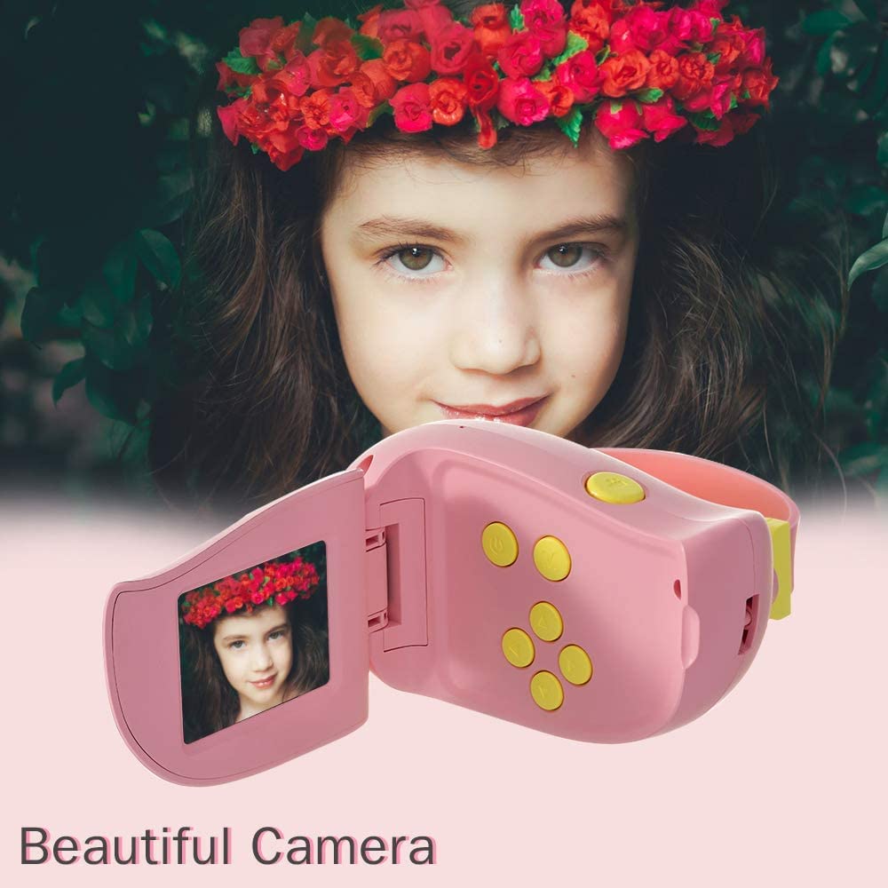 CADDLE & TOES Kids Camera for Girls/Boys, Kids Digital Camera Toy 20MP 1080P HD Digital Video Camera for Toddler, Christmas Birthday Gift for 3-10 Years Old Children (32GB, Pink) - Image 2 thumbnail