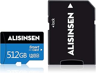 512GB Micro SD Card Class 10 Memory Card with Free SD Card Adapter 512GB Micro Memory SD Card 512GB Fast Speed TF Card 512GB for Smartphones/Bluetooth Speaker