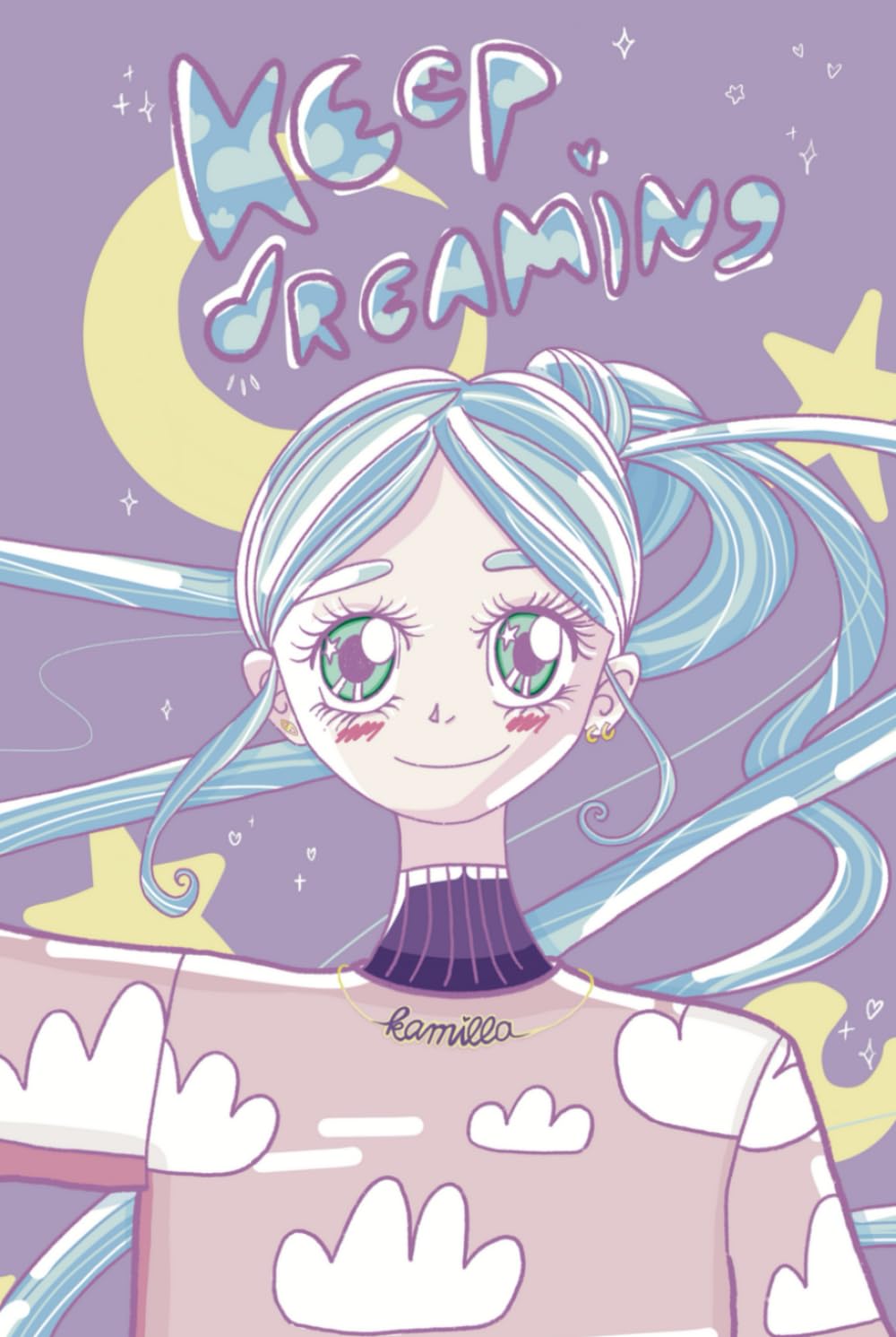 Bujo By Kamilla Bullet Journal Keep Dreaming carnet couverture rigide coloré