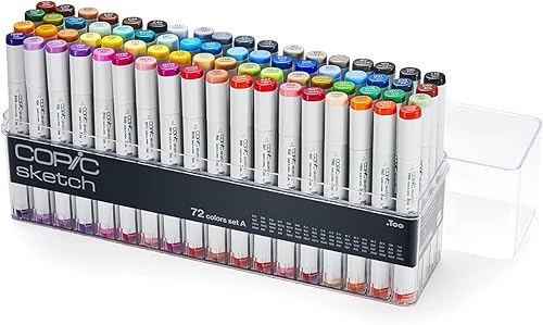 Conjunto para dibujar Copic Marker 72 piezas Conjunto para dibujar Copic Marker 72 piezas