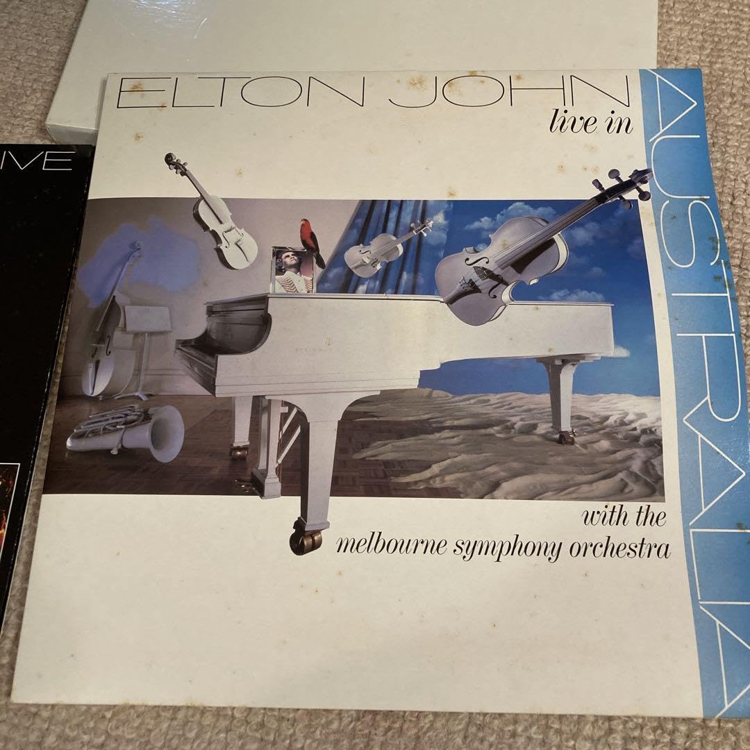 エルトンジョン ライブ限定盤 LP 2枚組レコード 【公式通販】