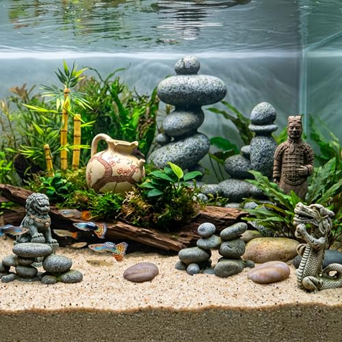CROCI Chinese Guardian Lion Aquarium Ornaments, Small - Image 5