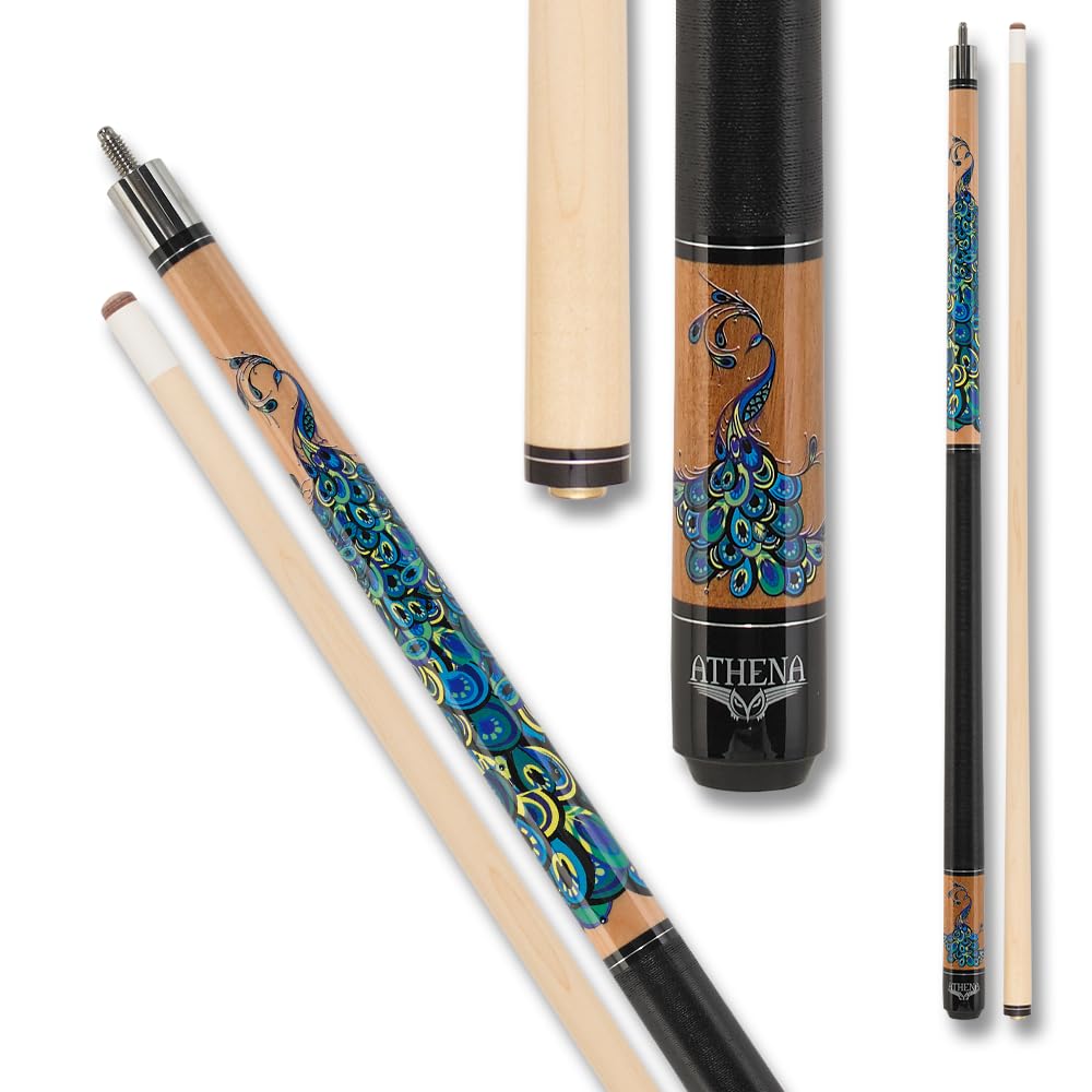 Athena ATH47 Peacock Pool Cue - 21oz
