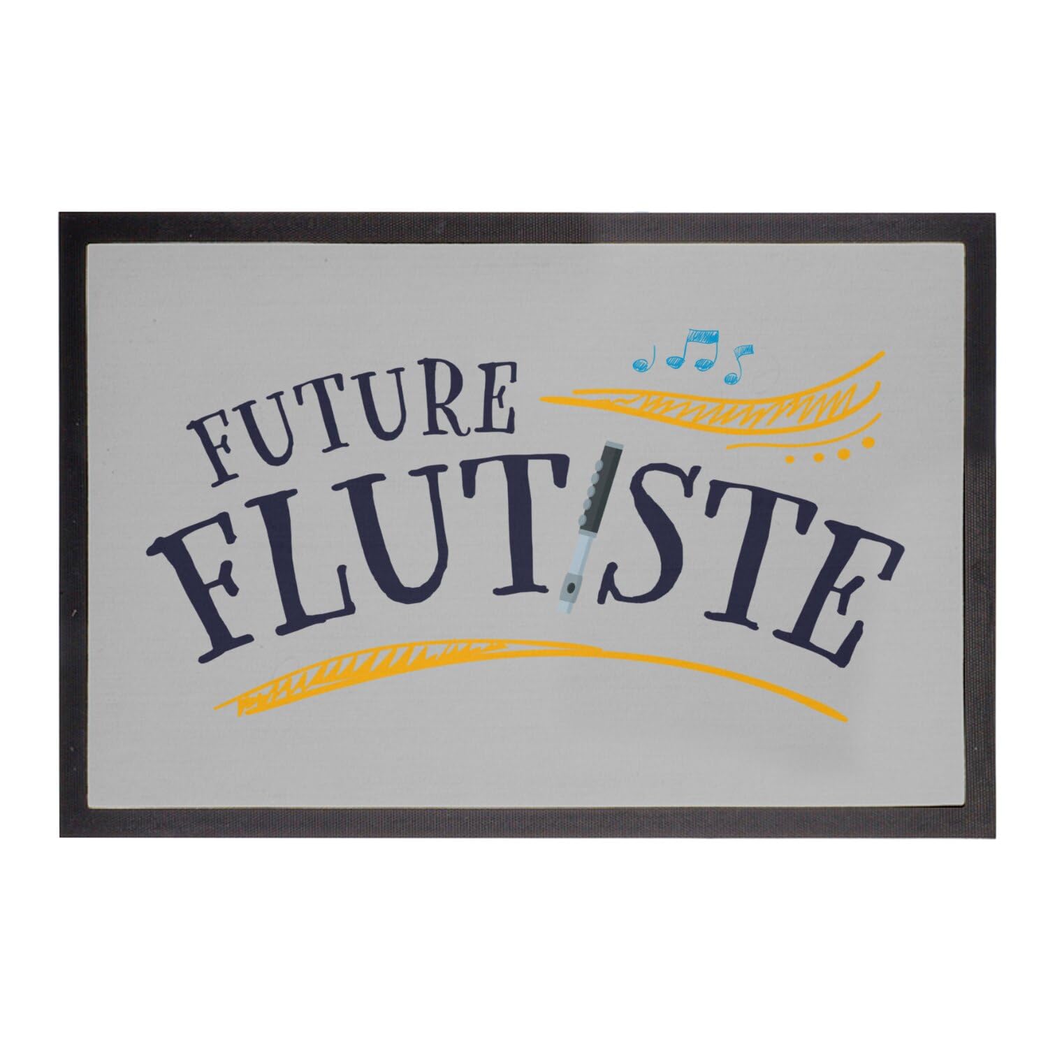 Paillasson instrument musique : cadeau idéal future flûtiste