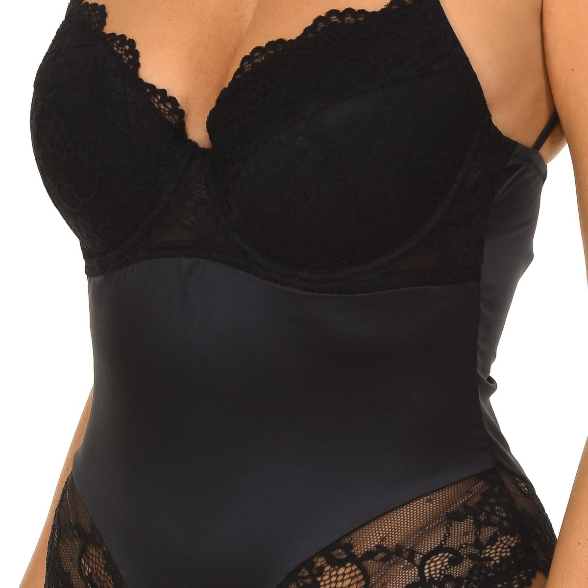 Guess Body de tirantes cruzados con encaje O0BM08KA5I0 para Mujer