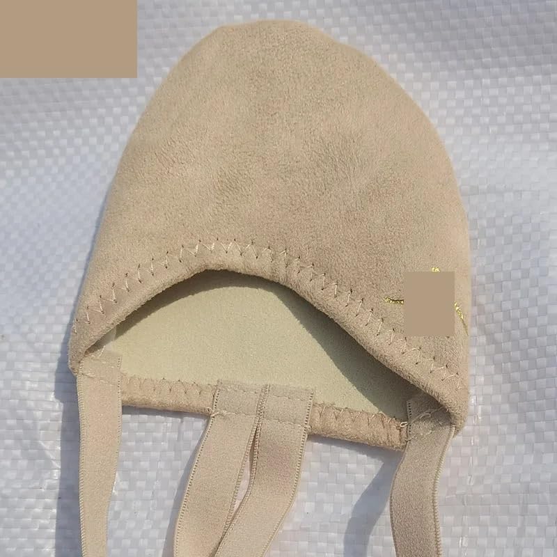 Demi-Chaussures élastiques de Gymnastique, 3 Paires, Pantoufles Plates Ballet, Chaussures tournantes Danse, Couverture Semelle d'entraînement for Femmes, Ventre pour Danse
