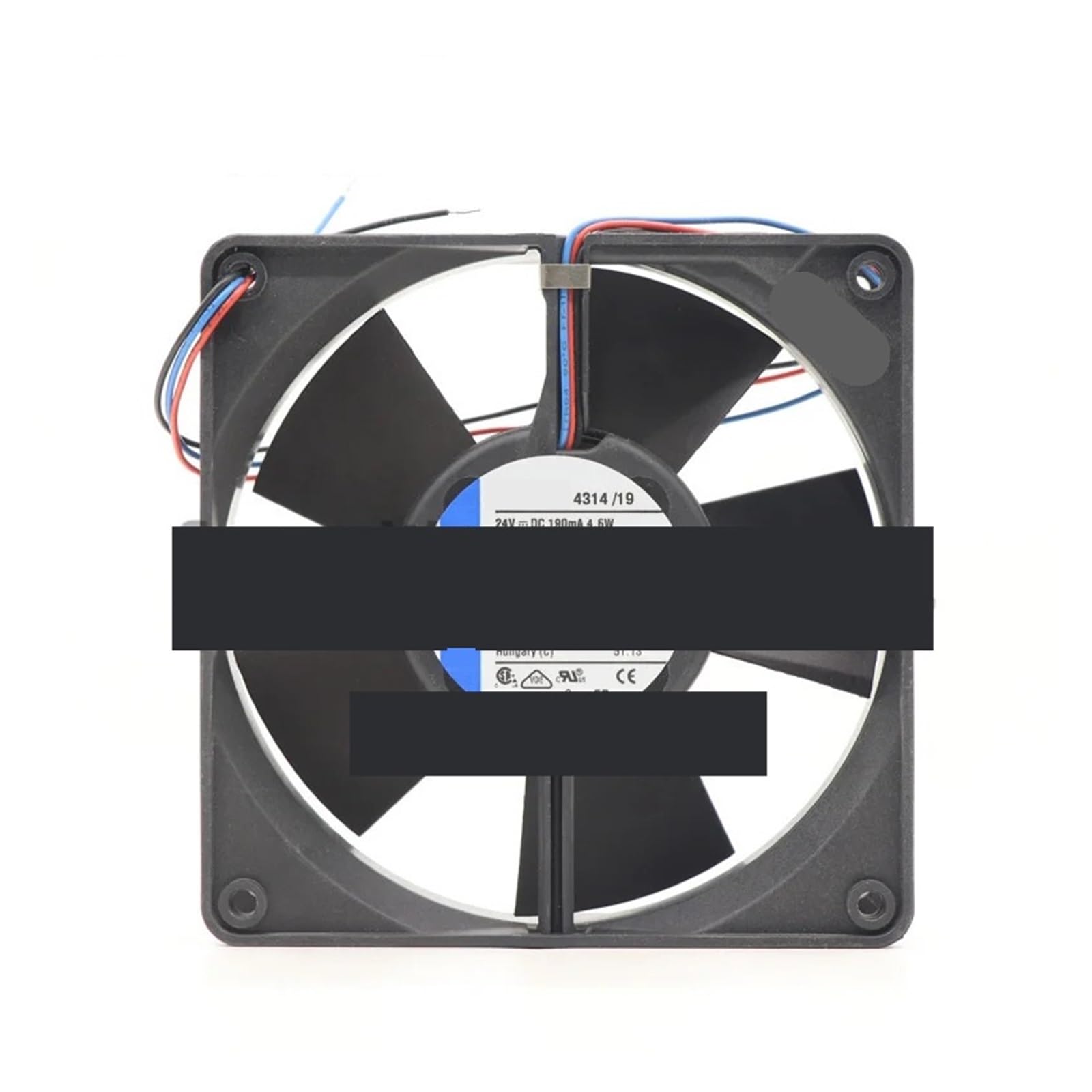 Ventilateur axial 24V DC 119x119x32mm extracteur d'air pour rack 12 cm
