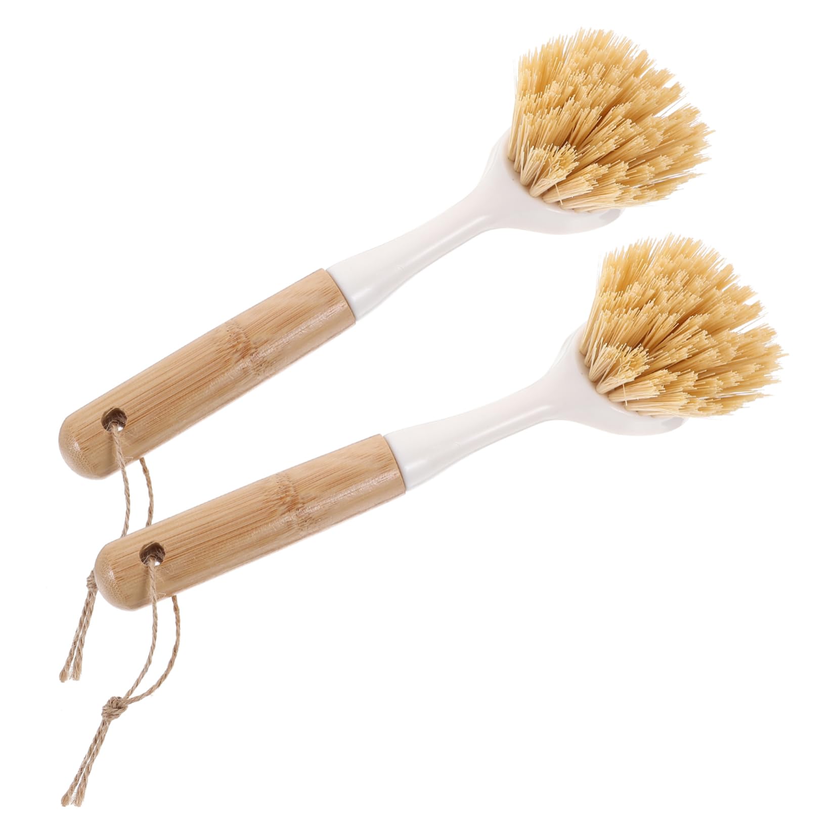 Cepillo De Cocina Mango De Plástico Y Cerdas De Herramientas De Limpieza para Ollas Y Platos para Cocinas 2 Piezas X 5