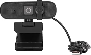 2K Webcam with Microphone,Noise Reduction Mics,90° Wide Angle PC Webcam Autofocus Streaming Webcam with Privacy Cover,Plug Play USB Webcam for Calls Conference Zoom Skype YouTube