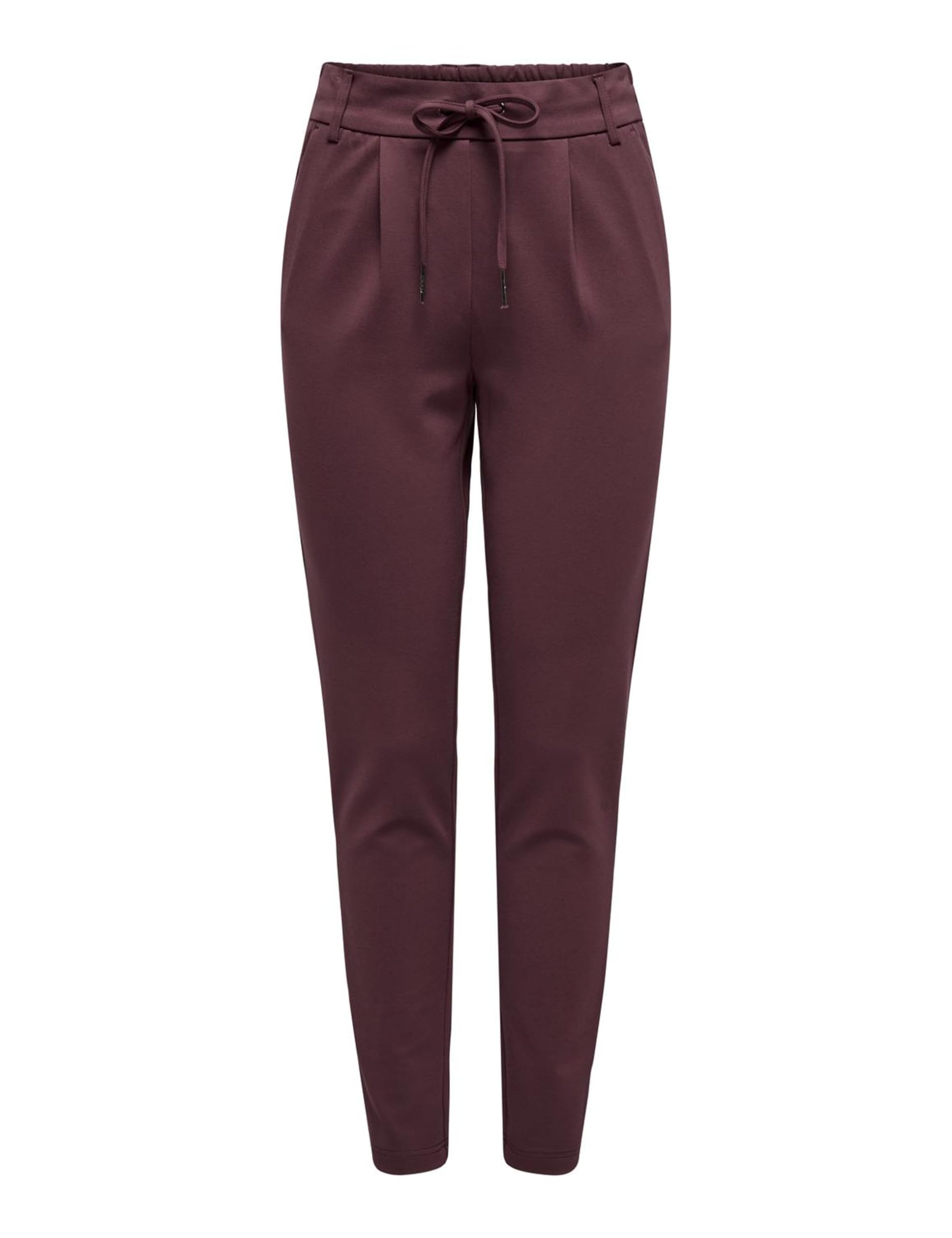 ONLY Women's Onlpoptrash Life Easy Col Pant PNT Noos, Red Mahogany, S / 30L