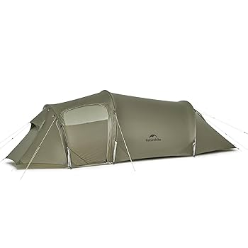 軽量✨️Naturehike Opalus 3 グリーン ドーム型テント コスパ最高な3人用トンネル型テント ネイチャーハイク オパルス3
