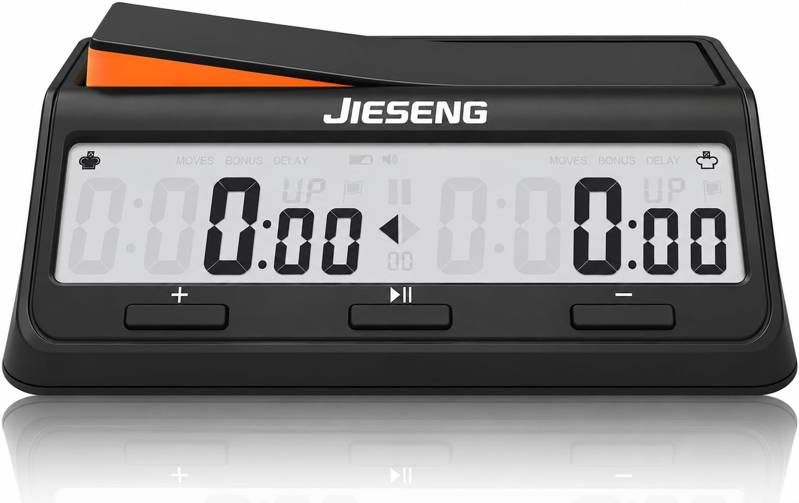 Orologio a scacchi con timer digitale avanzato per scacchi, giochi da tavolo, nero