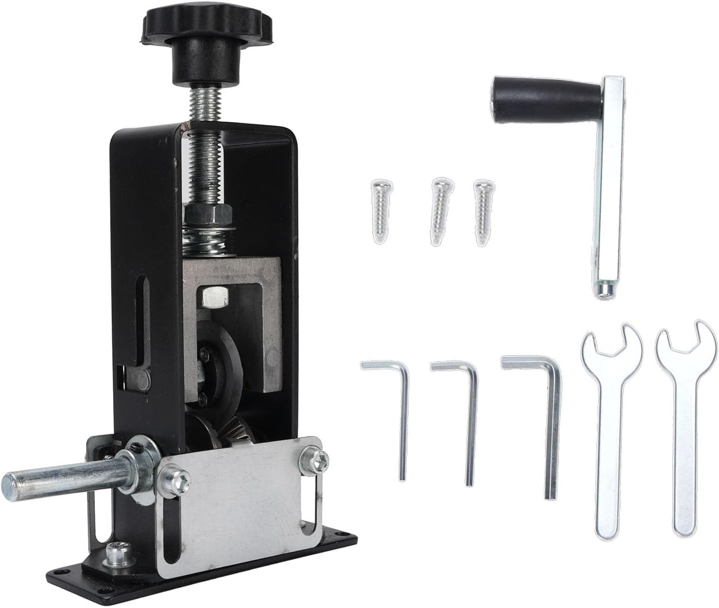 Fafeicy Wire Stripping Machine and Tool - 2 in 1 Portable Hand Crank Copper Wire Stripper with Drill Power for 0.04-1 Inch Cables