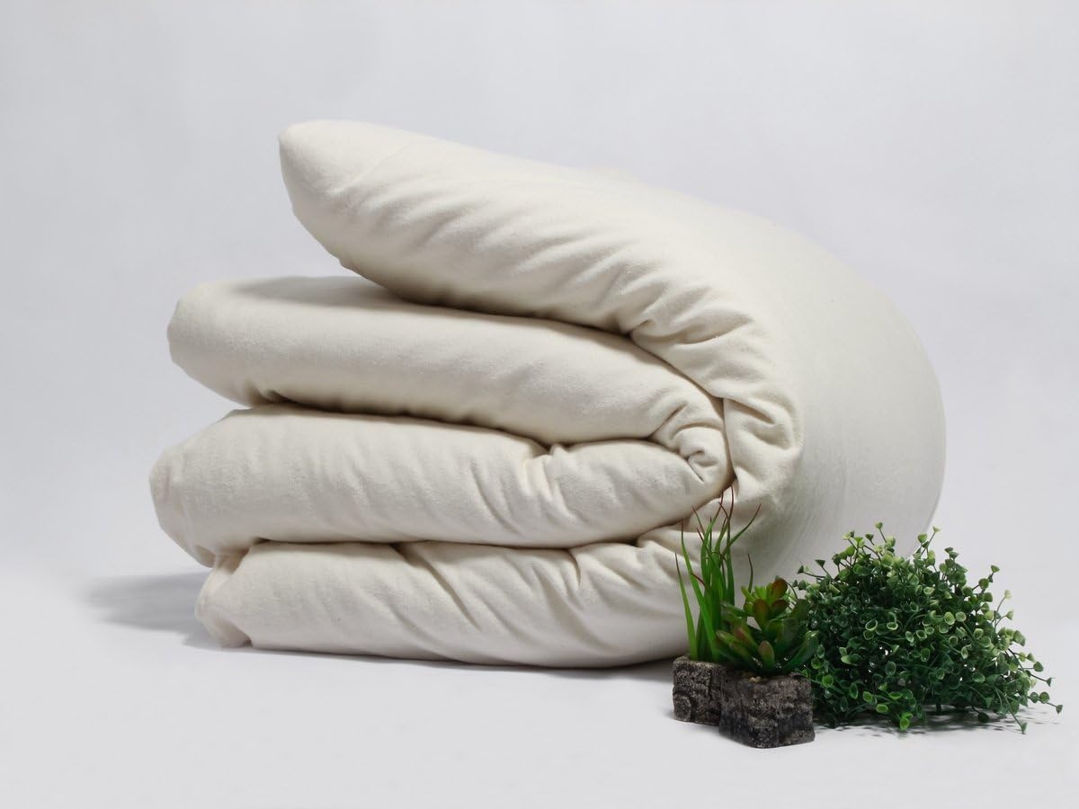 Naturesoft Organic Cotton 5 oz. Twin Flannel Duvet Cover