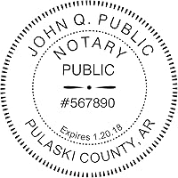 Vista 17 de Sello de goma para notario autoentintado redondo IMPRUE - Missouri - Certificado de fabricante requerido