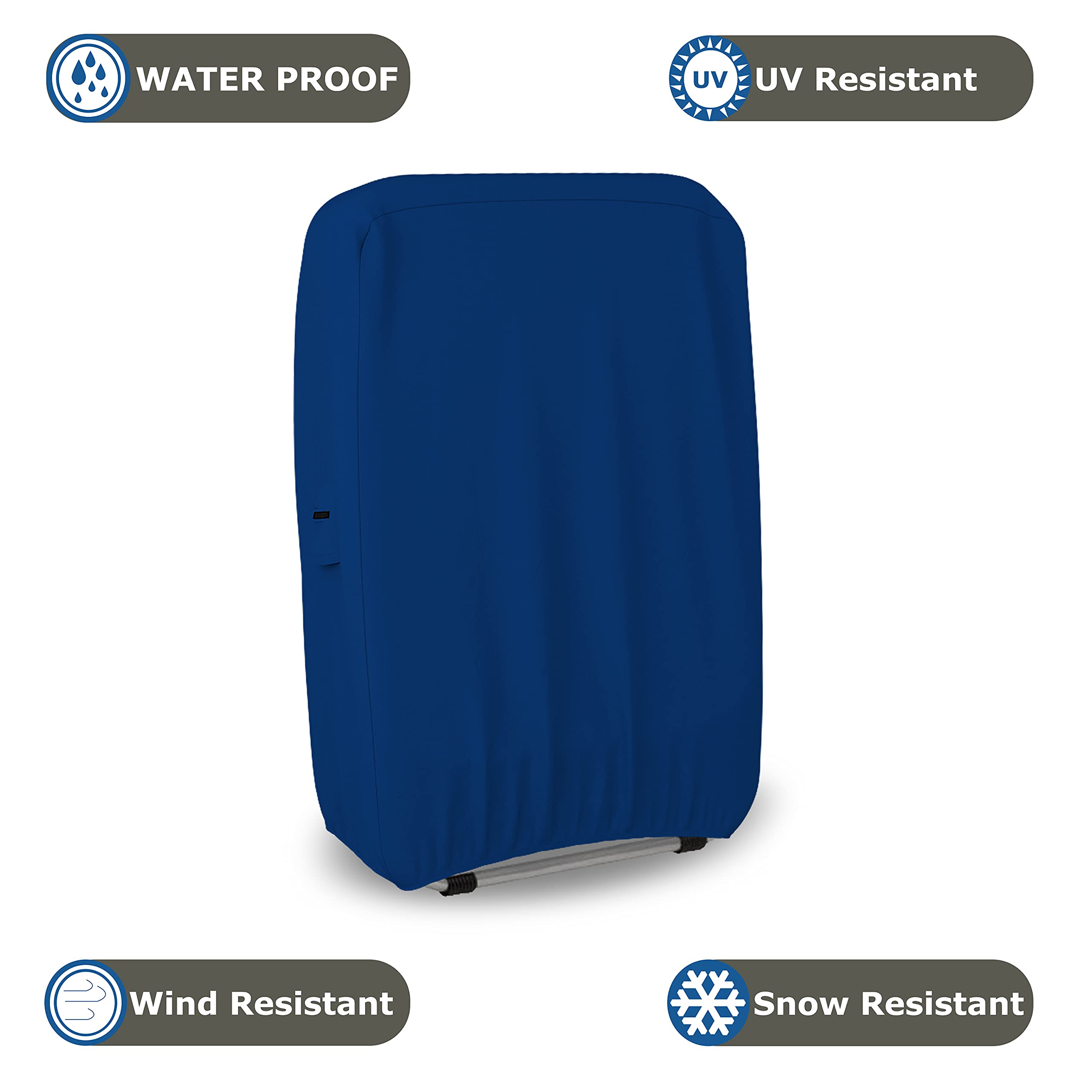 Covers & All Outdoor Zero Gravity Chair Covers, 18 Oz, 100% UV & Weather-Resistant PVC Coated Fabric with Tie-Downs for Snug Fit. (36