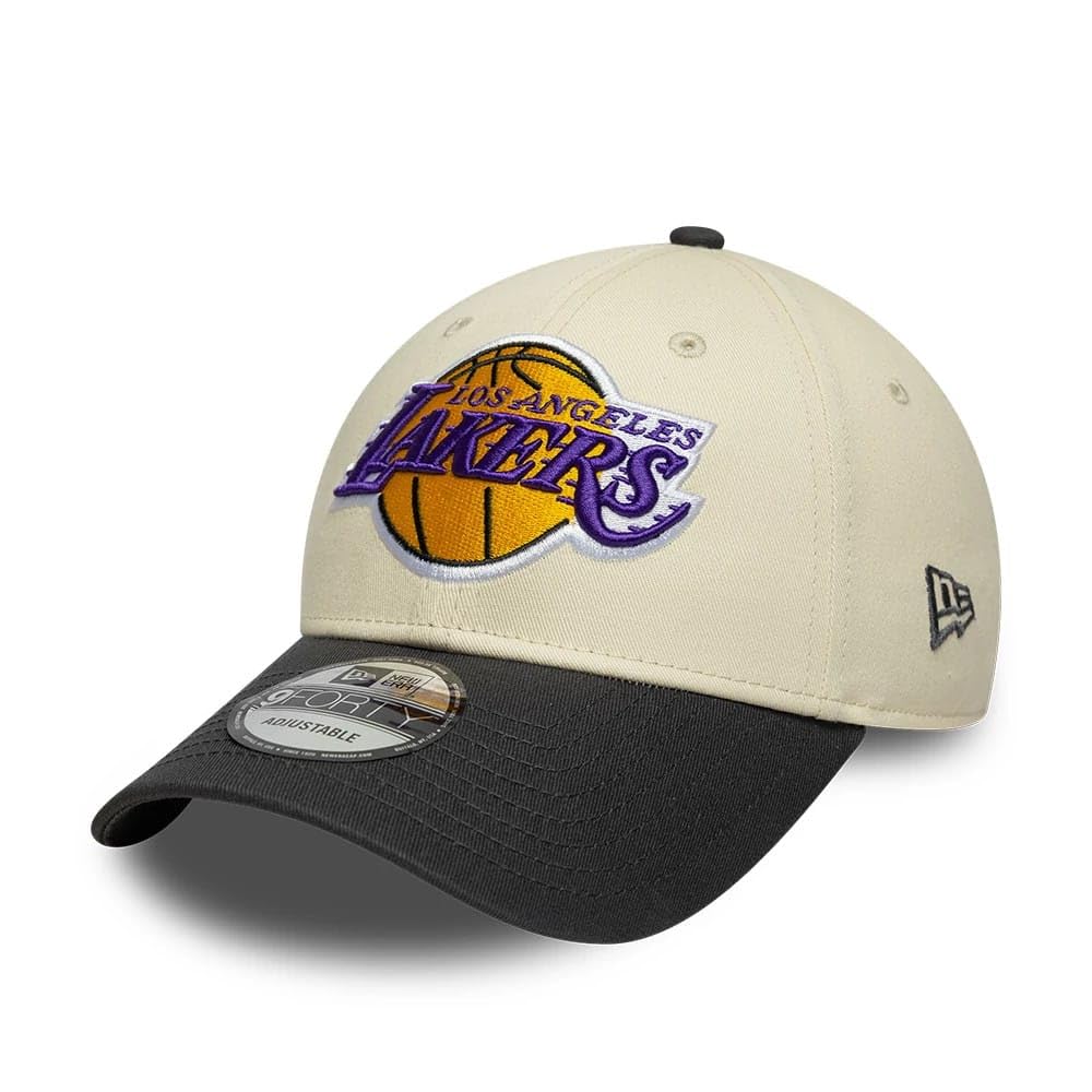 New Era Los Angeles Lakers Colourblock 9Forty Cap Beige