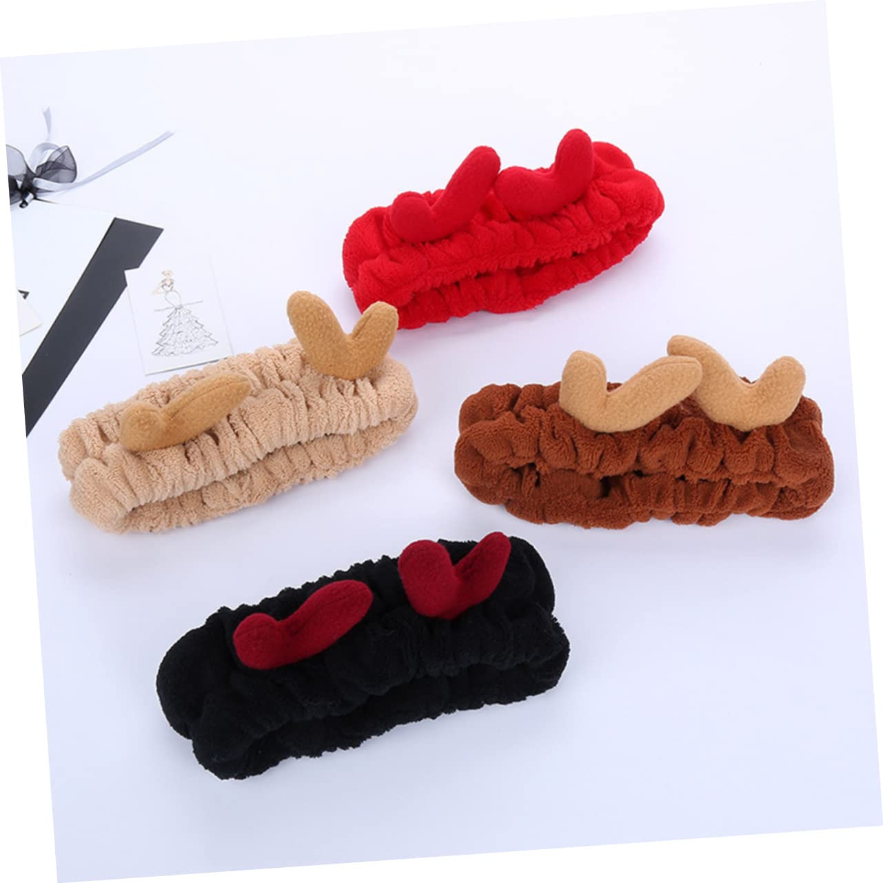 Baluue 12 Piezas diadema elástica hair topper bruni diademas de tela diadema de spa de navidad diadema cosmética aro de pelo de navidad turbantes para mujer diademas de mujer