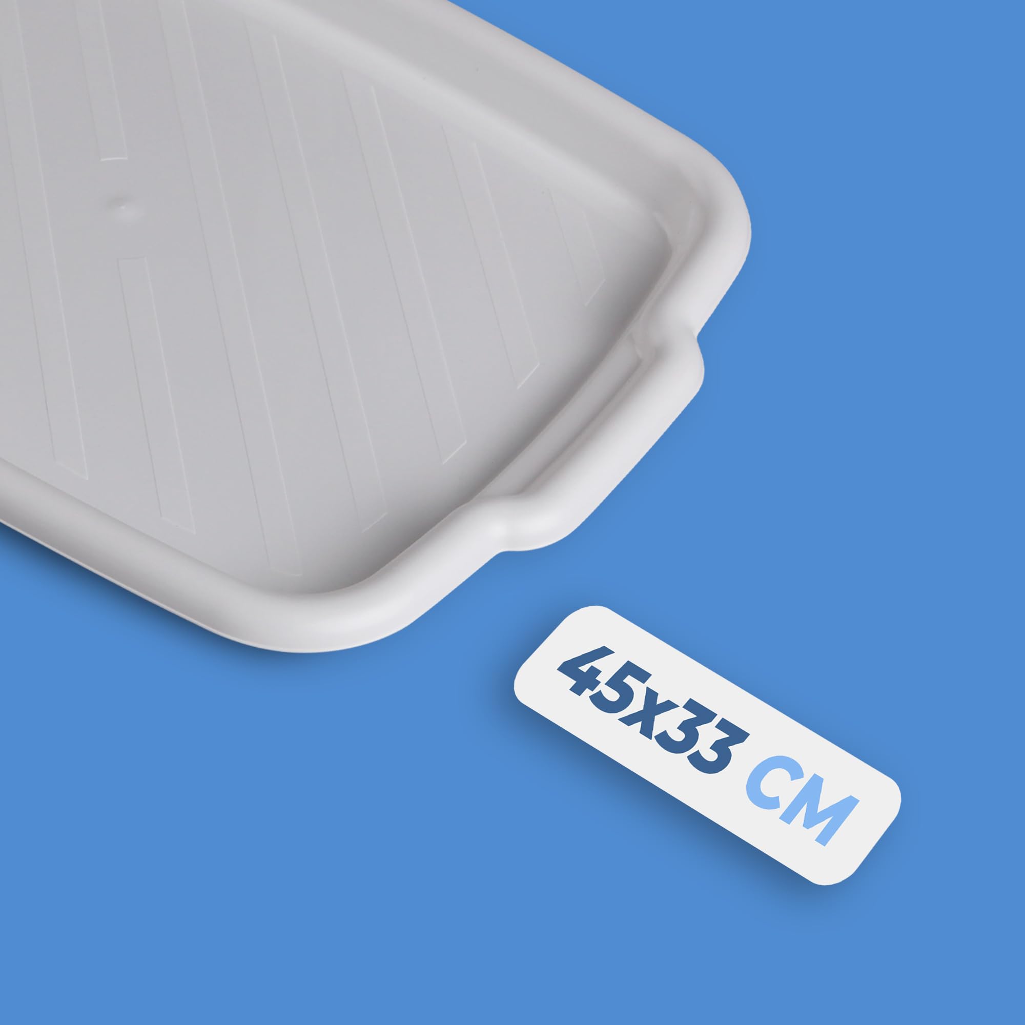 Plat De Service Kesper 77200 - 45.5x32cm Blanc - Antidérapant - Polypropylène
