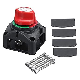 WorldCare 300A Marine 4 Position Changeover Battery Switch Isolator Cut Off Kill Switch