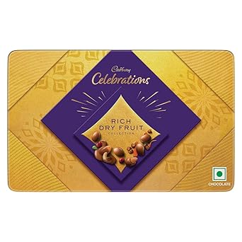 Cadbury Celebrations Rich Dry Fruit Collection Chocolate Gift pack, 177 Gm - image, photos